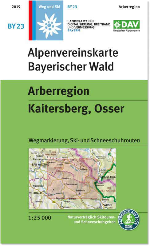 Alpenvereinskarte Bayerischer Wald. Foto: Deutscher Alpenverein.