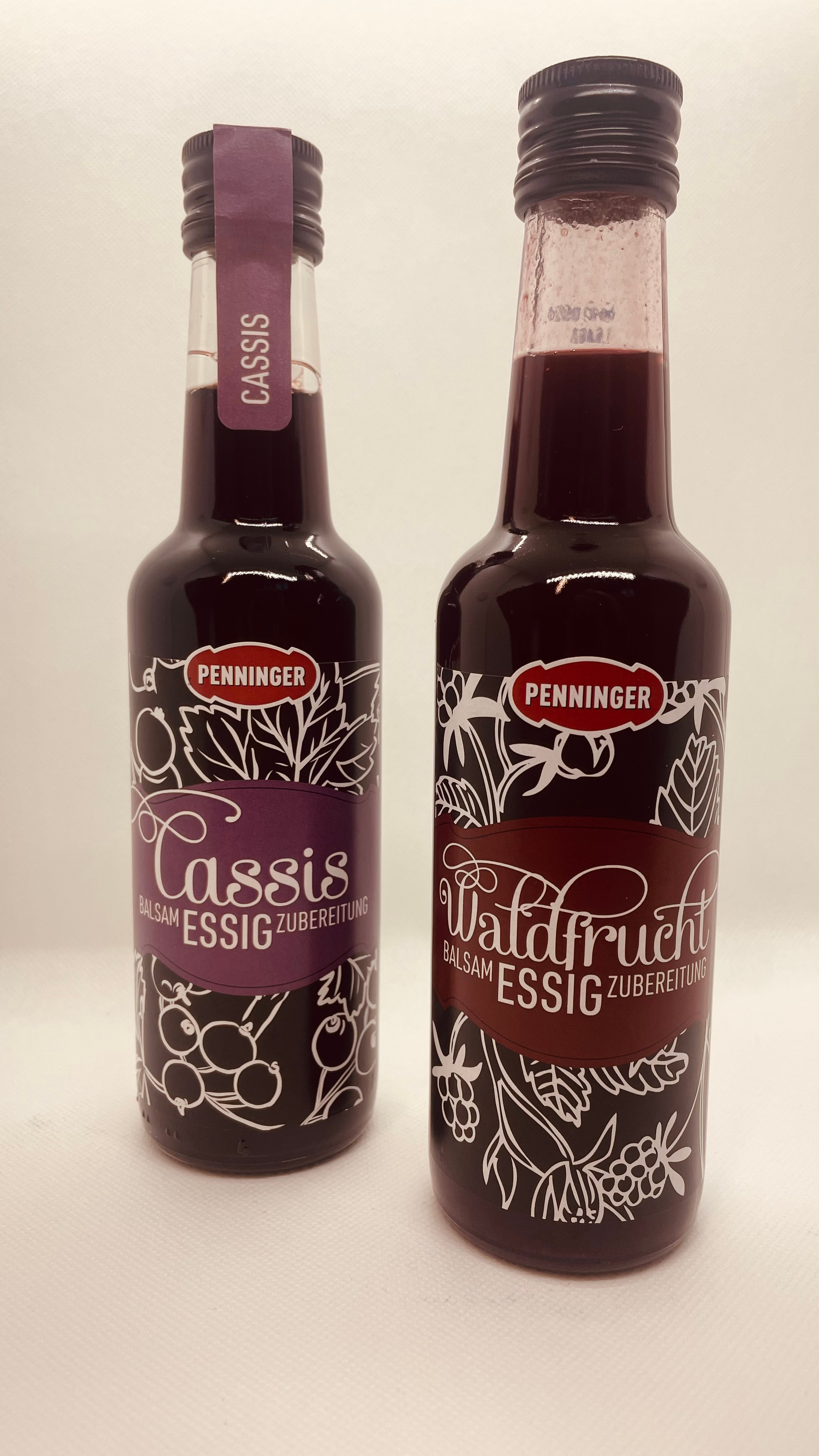 Waldfruchtessig & Cassisessig - Penninger. Foto: ARBERLAND REGio GmbH.