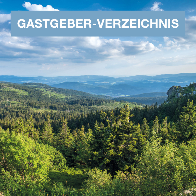 Gastgeber-Verzeichnis. Foto: ARBERLAND REGio GmbH.