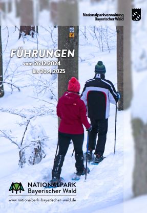 Auge in Auge mit der Natur - Wildnis erleben! Exkursionen, Veranstaltungen und Ausstellungen - Das Winterprogramm im Nationalpark Bayerischer Wald. Foto: Nationalpark Bayerischer Wald.