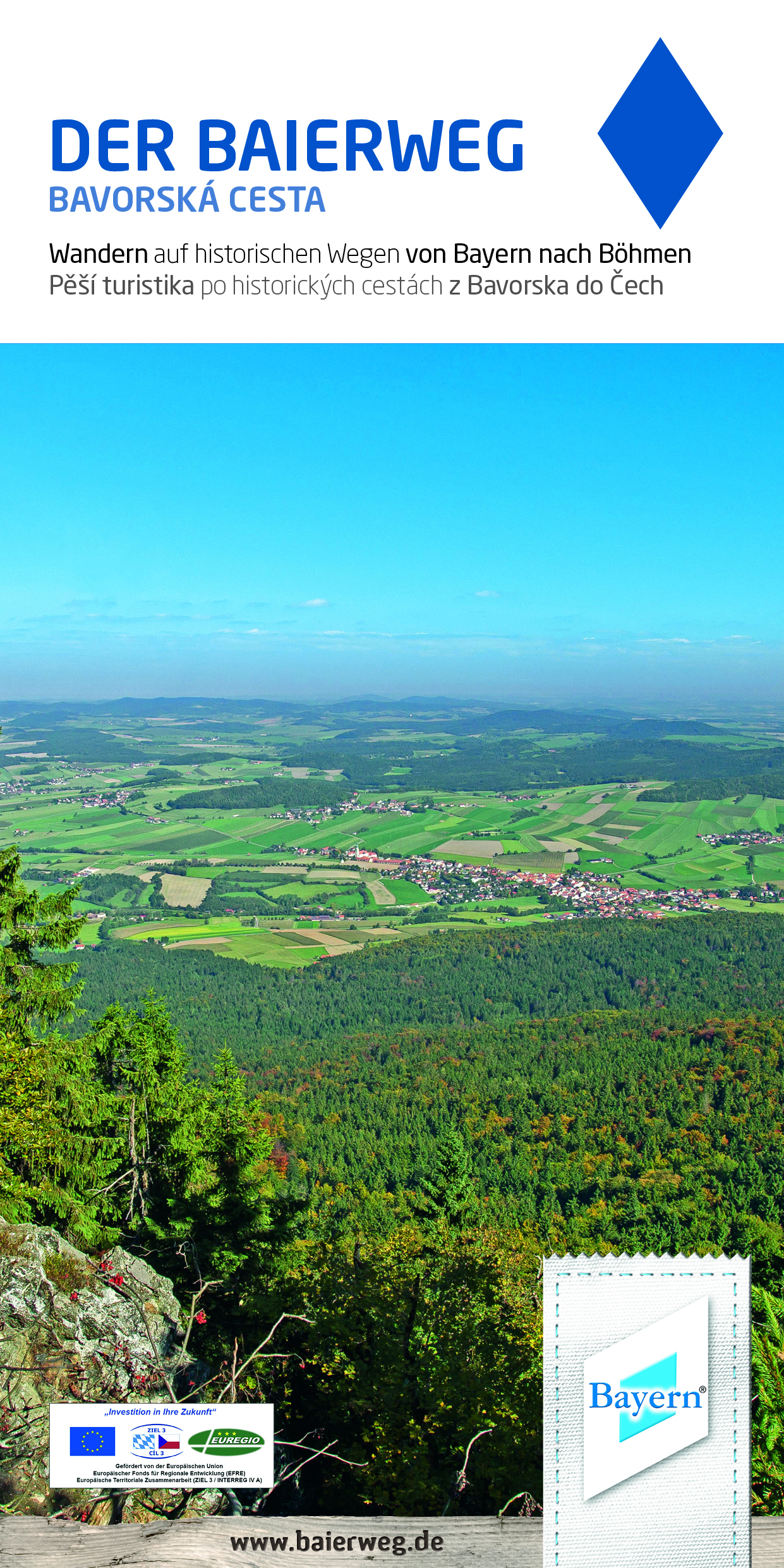 Der Baierweg - Wanderbroschüre. Foto: Tourist-Information im Landratsamt Straubing-Bogen.