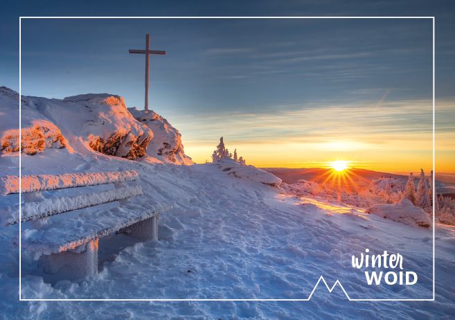 Postkarte "Winter-Woid". Foto: Tourismusverband Ostbayern e.V. – Stefan Dantinger.