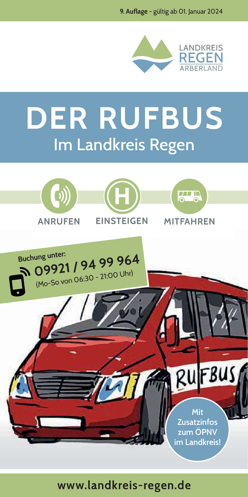 Rufbus Landkreis Regen. Mobilitätsmanagement Landkreis Regen.