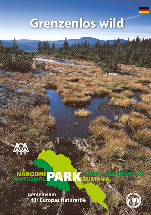 Faltblatt Grenzenlos wild. Foto: Nationalpark Bayerischer Wald. Faltblatt Grenzenlos wild. Foto: Nationalpark Bayerischer Wald.