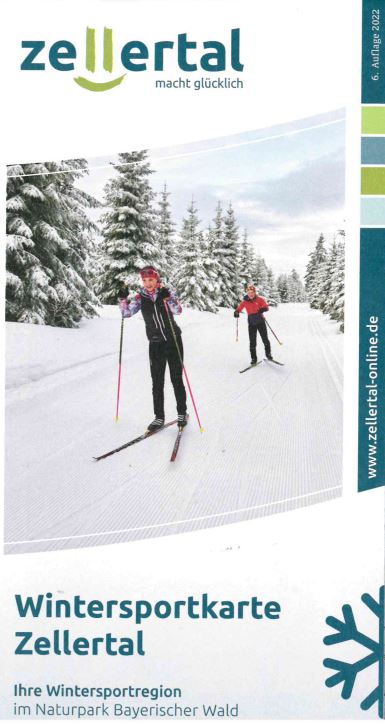 Wintersportkarte Zellertal. Foto: Tourist-Information Arnbruck.