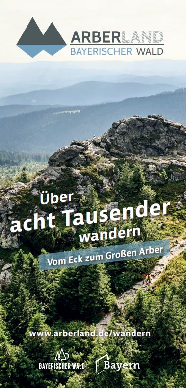 Über acht Tausender wandern. Foto: Kreisentwicklung Landkreis Regen.